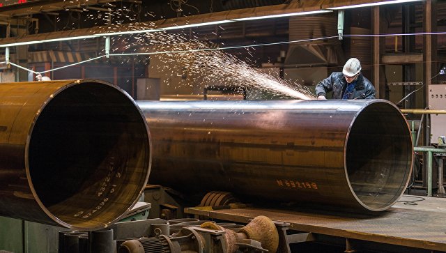 Производство труб для строительства газопровода Северный поток-2