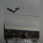 Появились кадры крушения самолета Ан-22 в Ивановской области — Новости на Вести.ru